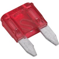 Sealey Automotive Mini Blade Fuses 10A Pack of 50