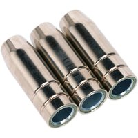 Sealey 3 Piece MIG955 Conical Mig Nozzles TB14/15 Sealey 3 Piece MIG955 Conical Mig Nozzles TB14/15
