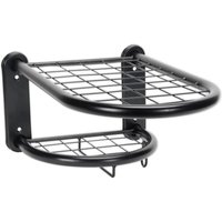 Wall Mount Motorcycle Helmet Gear Shelf