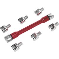 Spoke Wrench 8 Interchangeable Heads