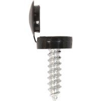 Sealey Number Plate Screws and Black Flip Caps 4.2mm 19mm Pack of 50 Sealey Number Plate Screws and Black Flip Caps 4.2mm 19mm Pack of 50