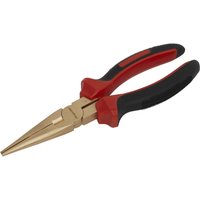 Sealey Non Sparking Long Nose Pliers 200mm Sealey Non Sparking Long Nose Pliers 200mm