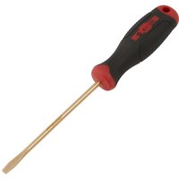 Non Sparking Slotted Screwdriver 4mm 100mm