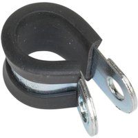 Pipe Clip Rubber Lined 13mm Pack 25