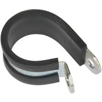 Pipe Clip Rubber Lined 29mm Pack 25