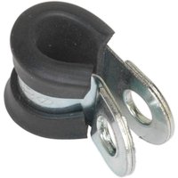 Pipe Clip Rubber Lined 8mm Pack 25