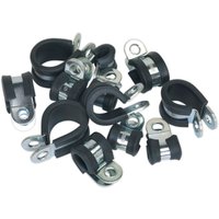 Sealey 60 Piece Rubber Lined P Clip Assortment Sealey 60 Piece Rubber Lined P Clip Assortment