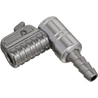 Angled Swivel 8mm Bore Clip On Tyre Inflator Connector
