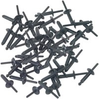 Sealey Plastic Rivets 6.3mm 25.2mm Pack of 50 Sealey Plastic Rivets 6.3mm 25.2mm Pack of 50