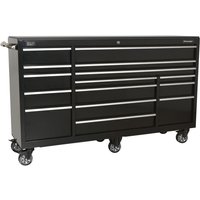 Sealey Premier 15 Drawer Heavy Duty Roller Cabinet Black Sealey Premier 15 Drawer Heavy Duty Roller Cabinet Black