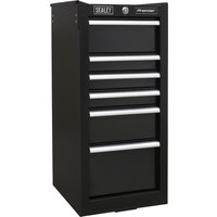 Sealey 6 Drawer Hang On Chest for Premier Roller Cabinets Black Sealey 6 Drawer Hang On Chest for Premier Roller Cabinets Black