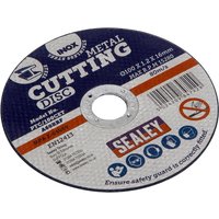 Sealey Metal Cutting Disc 100mm 1mm Pack of 1 Sealey Metal Cutting Disc 100mm 1mm Pack of 1