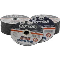 Sealey Metal Cutting Disc 100mm 1.6mm Pack of 50