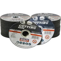 Sealey Metal Cutting Disc 115mm 1.2mm Pack of 100 Sealey Metal Cutting Disc 115mm 1.2mm Pack of 100