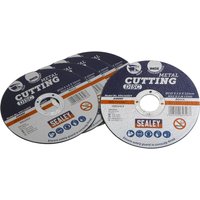 PTC/115CT5 115 x 1.6mm Cutting Disc 22mm Bore - Pack of 5 - Sealey