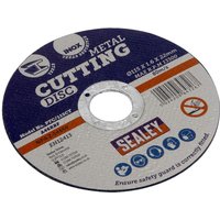 Sealey Metal Cutting Disc 115mm 1.6mm Pack of 1 Sealey Metal Cutting Disc 115mm 1.6mm Pack of 1