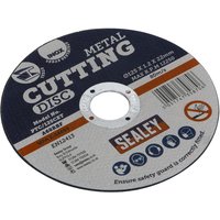 Sealey Metal Cutting Disc 125mm 1mm Pack of 1 Sealey Metal Cutting Disc 125mm 1mm Pack of 1