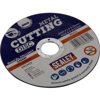 Sealey Metal Cutting Disc 125mm 1.6mm Pack of 1 Sealey Metal Cutting Disc 125mm 1.6mm Pack of 1