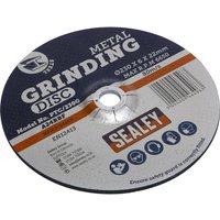 Sealey Depressed Centre Grinding Disc 230mm Pack of 1 Sealey Depressed Centre Grinding Disc 230mm Pack of 1