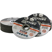 Sealey Metal Cutting Disc 115mm 1.2mm Pack of 50 Sealey Metal Cutting Disc 115mm 1.2mm Pack of 50