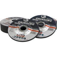 Sealey Depressed Centre Grinding Disc 115mm Pack of 12 Sealey Depressed Centre Grinding Disc 115mm Pack of 12