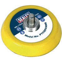 Sealey M6 x 1mm Spindle Hook and Loop Backing Pad 50mm Sealey M6 x 1mm Spindle Hook and Loop Backing Pad 50mm