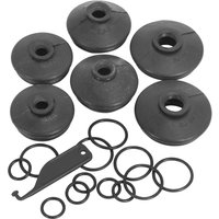 Sealey 6 Piece Ball Joint Dust Cover Assortment for Cars Sealey 6 Piece Ball Joint Dust Cover Assortment for Cars
