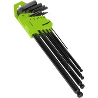 9 Piece Extra Long Metric Ball End Hex Key Set