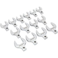 14 Piece 1 2" Drive Crow Foot Spanner Set Metric 1 2"