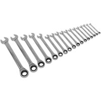 Siegen S01156 17 Piece Combination Ratchet Spanner Set Metric