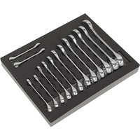 14 Piece Stubby Combination Spanner Set Module Tray