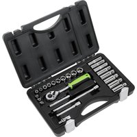 Siegen 26 Piece 1/4" Drive Hex Socket Set 1/4"