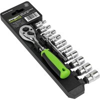 12 Piece 1 4" Drive Hex Socket Set 1 4"