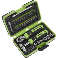 Siegen 38 Piece 1/4" Drive Socket and Bit Set 1/4"