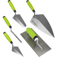 5 Piece Soft Grip Brick Plaster Trowel Set