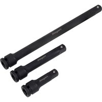 3 Piece 1 2" Drive Impact Socket Extension Bar Set