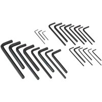25 Piece Hexagon Allen Key Set Metric Imperial