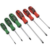6 Piece Soft Grip Screwdriver Set