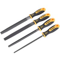 Siegen 4 Piece Soft Grip File Set