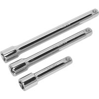 3 Piece 3 8" Drive Socket Extension Bar Set 3 8"