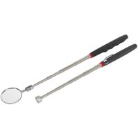 2 Piece Telescopic Magnetic Pick Up Tool Inspection Mirror Set