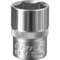 Sealey 1/2" Drive Hexagon WallDrive Socket Metric