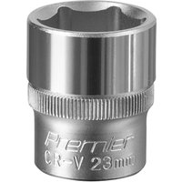 Sealey 1/2" Drive Hexagon WallDrive Socket Metric 1/2" 23mm Sealey 1/2" Drive Hexagon WallDrive Socket Metric 1/2" 23mm