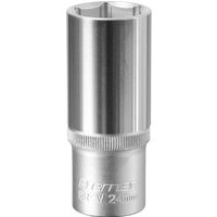 Sealey 1/2" Drive Deep Hexagon WallDrive Socket Metric 1/2" 24mm Sealey 1/2" Drive Deep Hexagon WallDrive Socket Metric 1/2" 24mm