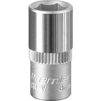 Sealey 1/4" Drive Hexagon WallDrive Socket Metric 1/4" 8mm Sealey 1/4" Drive Hexagon WallDrive Socket Metric 1/4" 8mm