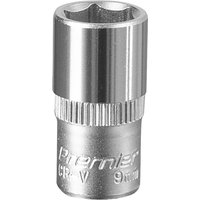 Sealey 1/4" Drive Hexagon WallDrive Socket Metric 1/4" 9mm Sealey 1/4" Drive Hexagon WallDrive Socket Metric 1/4" 9mm