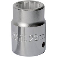3 4" Drive Bi Hexagon WallDrive Socket Metric 3 4" 22mm
