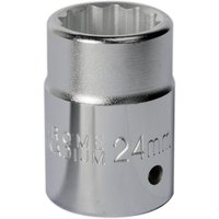 3 4" Drive Bi Hexagon WallDrive Socket Metric 3 4" 24mm