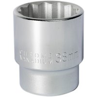 Sealey 3/4" Drive Bi Hexagon WallDrive Socket Metric 3/4" 38mm Sealey 3/4" Drive Bi Hexagon WallDrive Socket Metric 3/4" 38mm