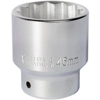 Sealey 3/4" Drive Bi Hexagon WallDrive Socket Metric 3/4" 46mm Sealey 3/4" Drive Bi Hexagon WallDrive Socket Metric 3/4" 46mm